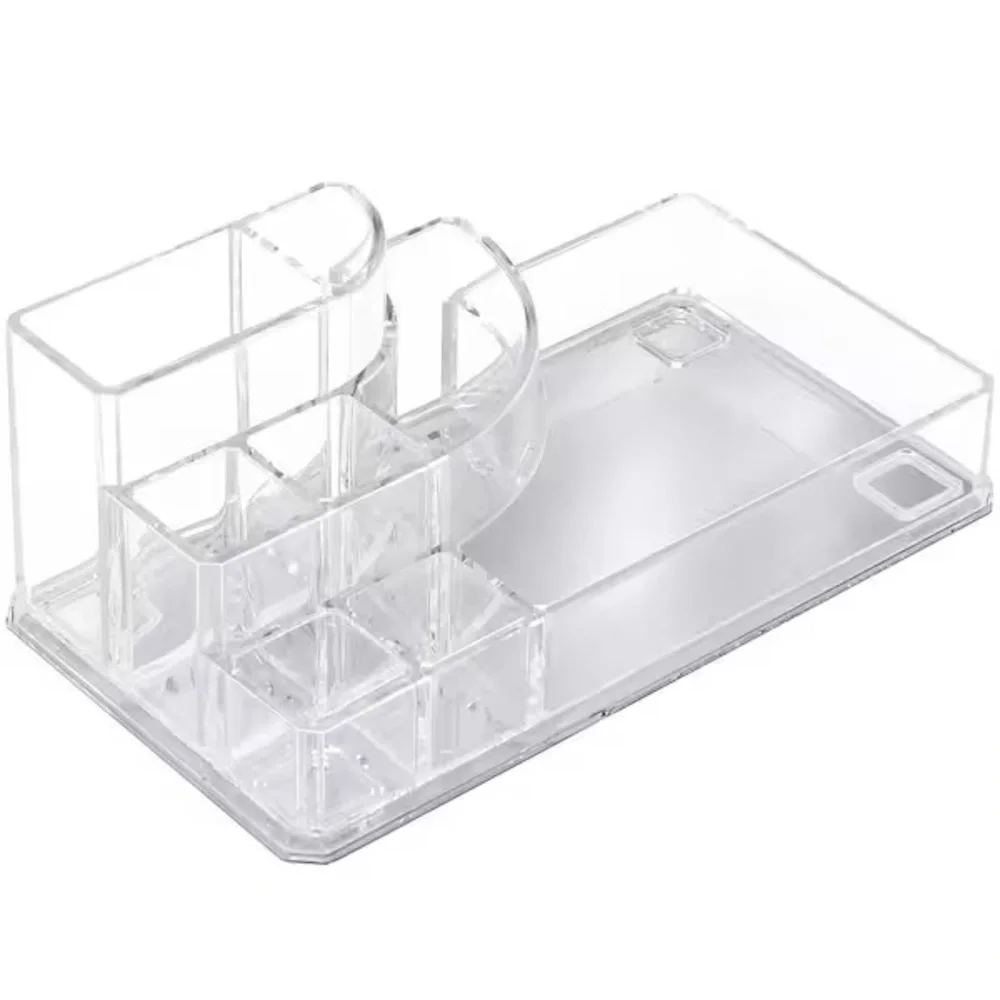 Sorbus Freestanding 8 Slots Mini Acrylic Makeup Organizer in Clear